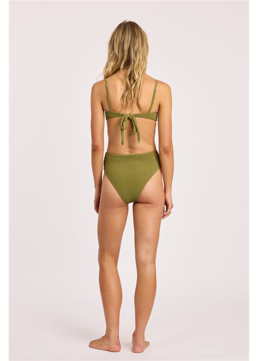 Sisstr Shore Thing Underwire Swim Top, Seaweed - Stoke Outlets