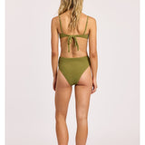 Sisstr Shore Thing Underwire Swim Top, Seaweed - Stoke Outlets