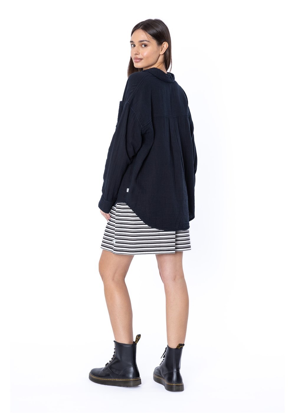 Sisstr South Beach Long Sleeve Woven Top - Stoke Outlets