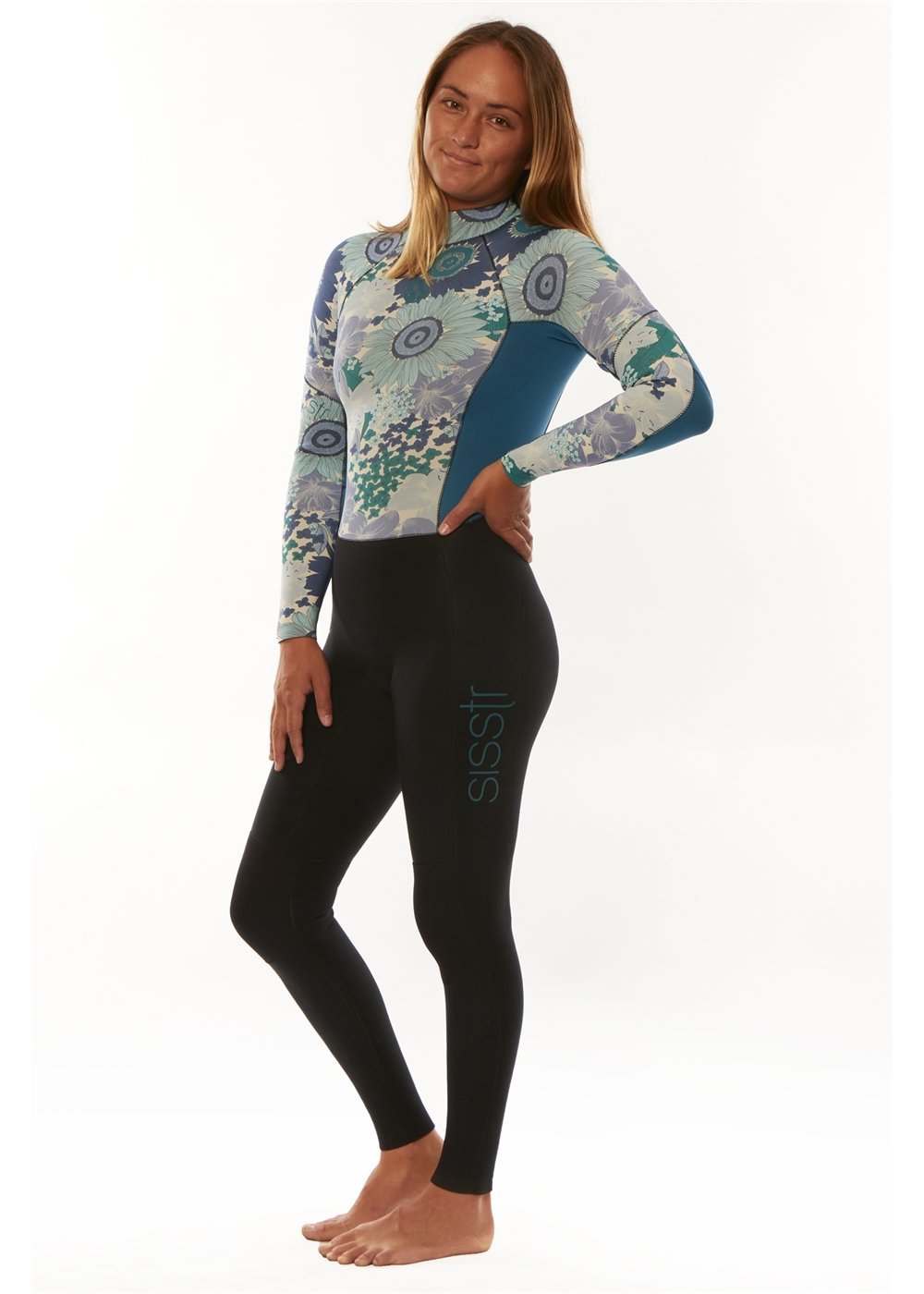 Sisstr Summer Seas 3/2 Back Zip Full Wetsuit - Stoke Outlets