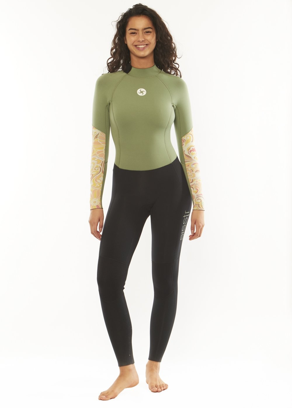 Sisstr Summer Seas 3/2 Back Zip Wetsuit - Stoke Outlets