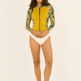Sisstr Summer Seas Wetsuit Jacket, Gold - Stoke Outlets