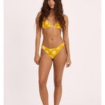 Sisstr Sunchaser High Hip Swim Bottom, Honeygold - Stoke Outlets