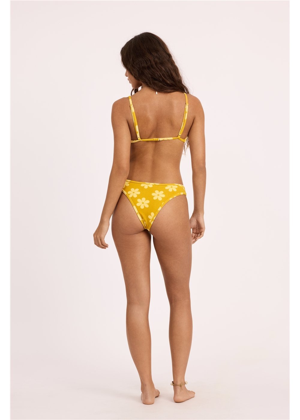 Sisstr Sunchaser Triangle Swim Top, Honeygold - Stoke Outlets