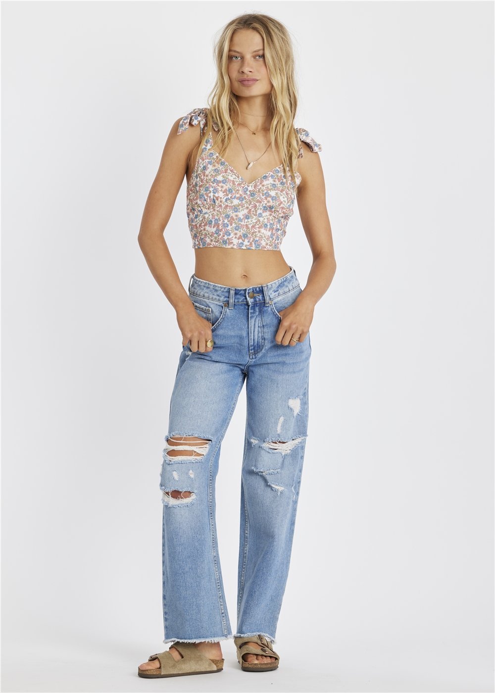 SISSTR SUNDAZE WOVEN TANK - SES - Stoke Outlets