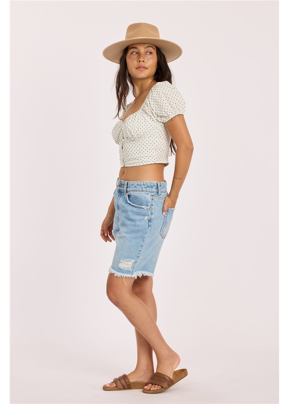 SISSTR SUNDAZED SS WOVEN TOP-SES - Stoke Outlets