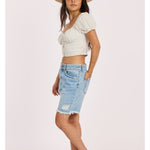 SISSTR SUNDAZED SS WOVEN TOP-SES - Stoke Outlets
