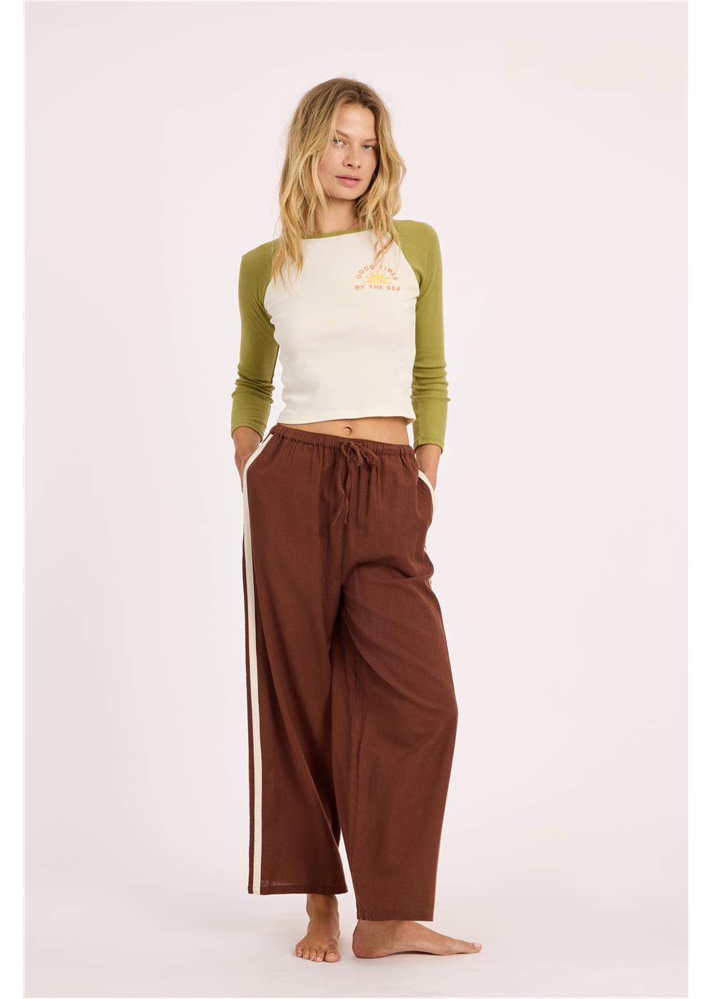 Sisstr SUNSET LS RAGLAN TEE-ARM - Stoke Outlets