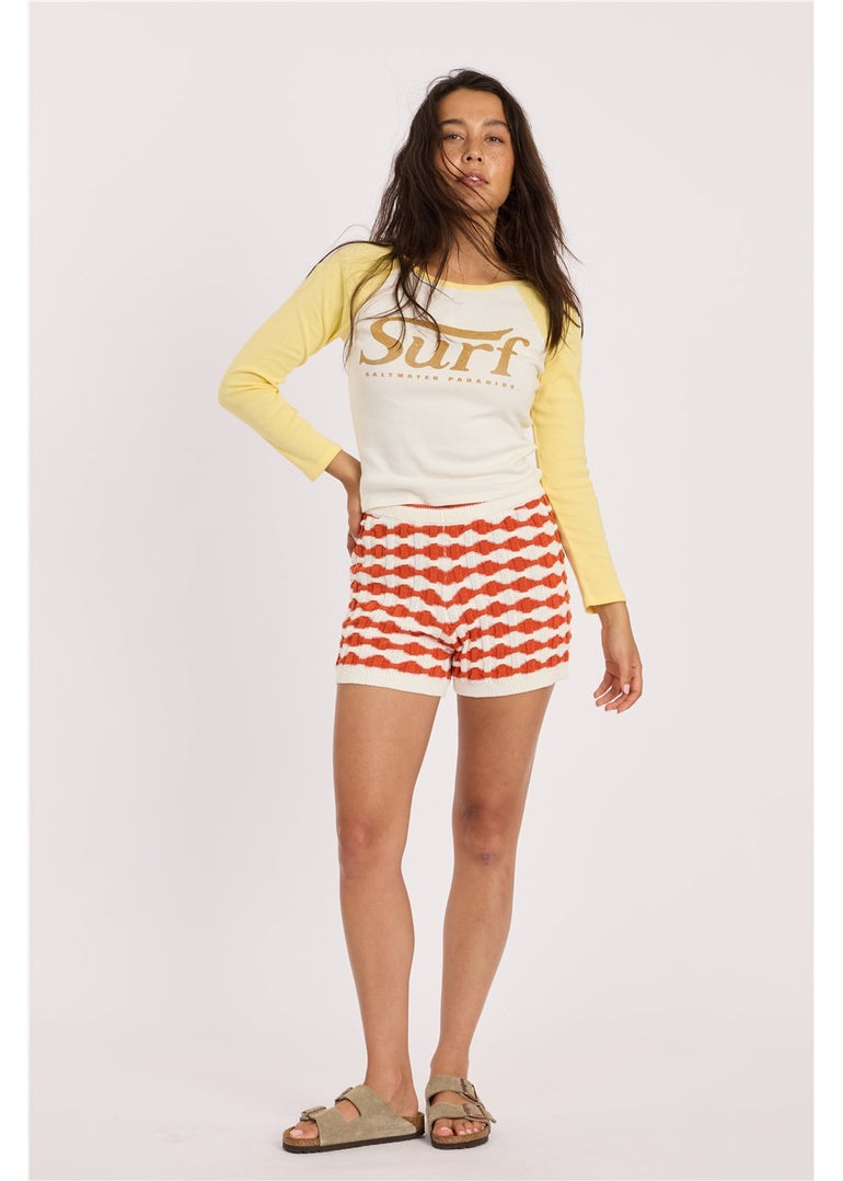 Sisstr SUNSET LS RAGLAN TEE-SNC - Stoke Outlets
