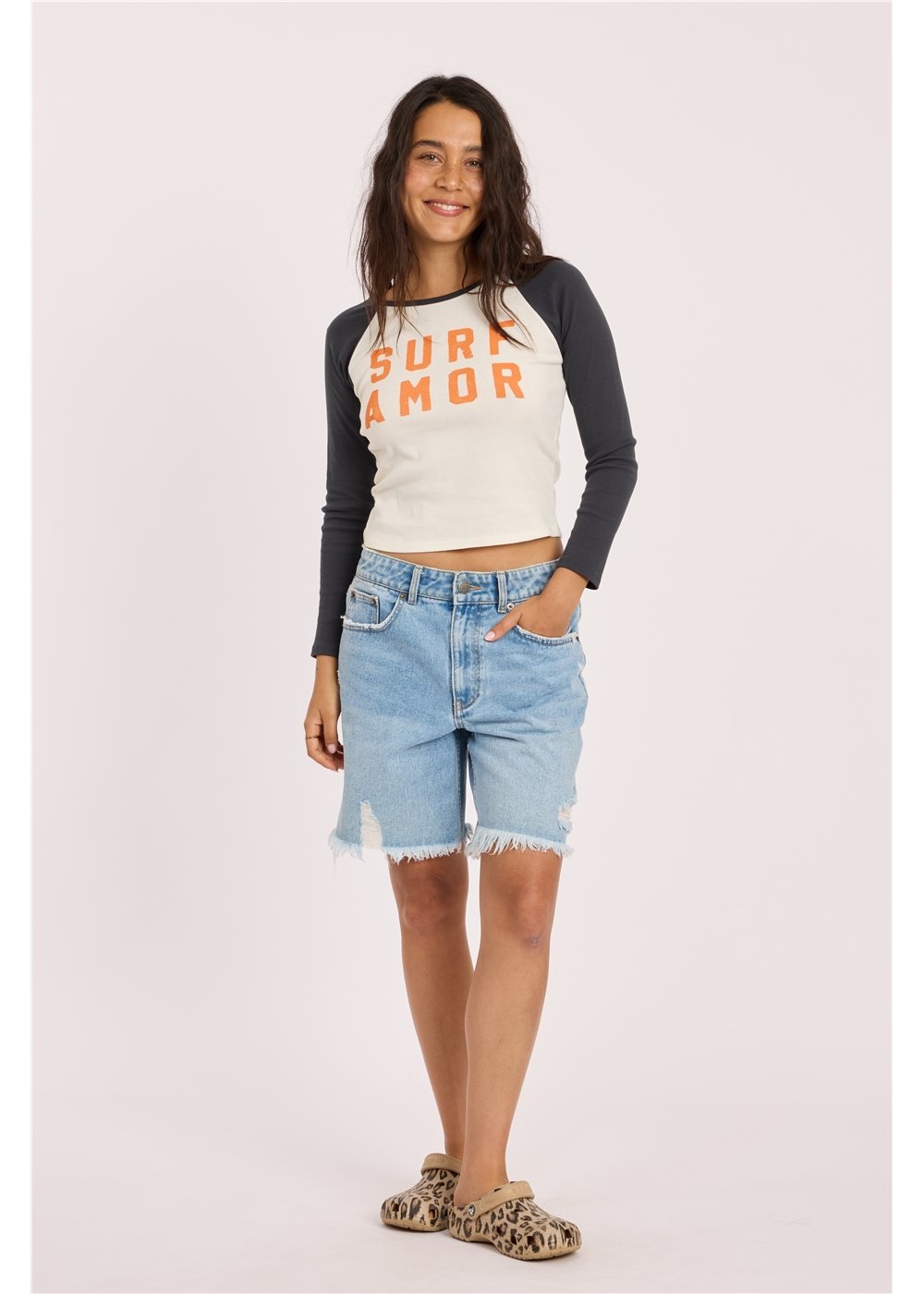 Sisstr SUNSET LS RAGLAN TEE-VTB - Stoke Outlets