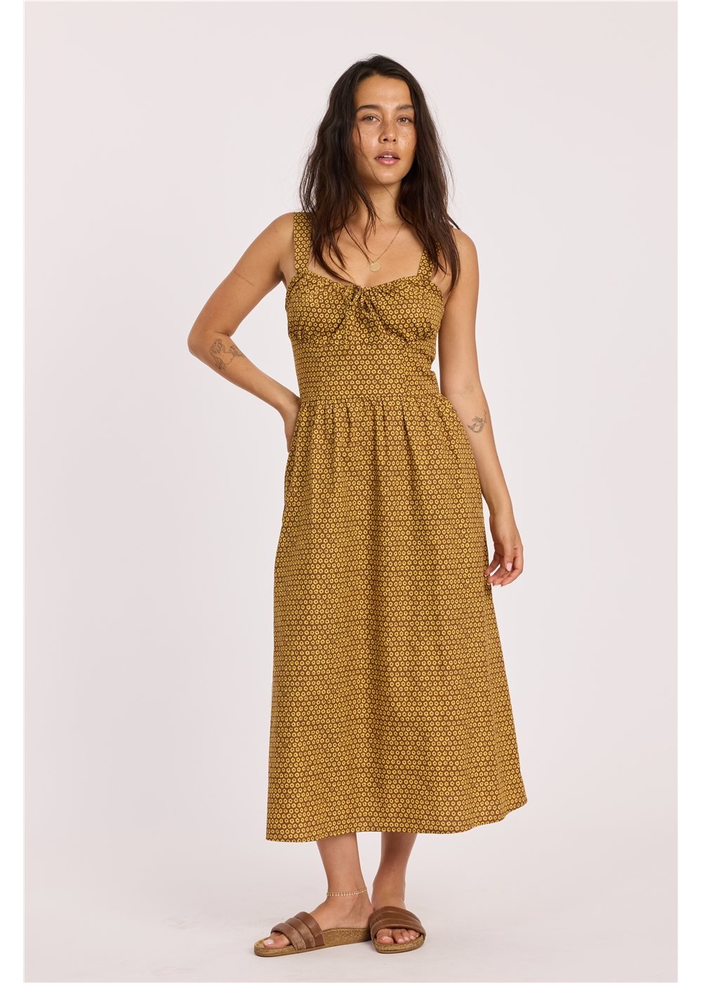 Sisstr SUNSPELL WOVEN TANK DRESS-KON - Stoke Outlets