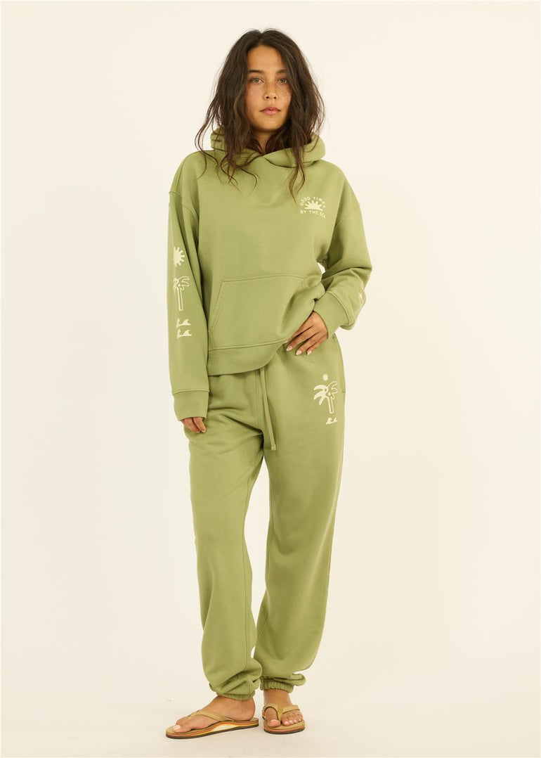 Sisstr SURF CHECK FLEECE HOODIE-ARM - Stoke Outlets