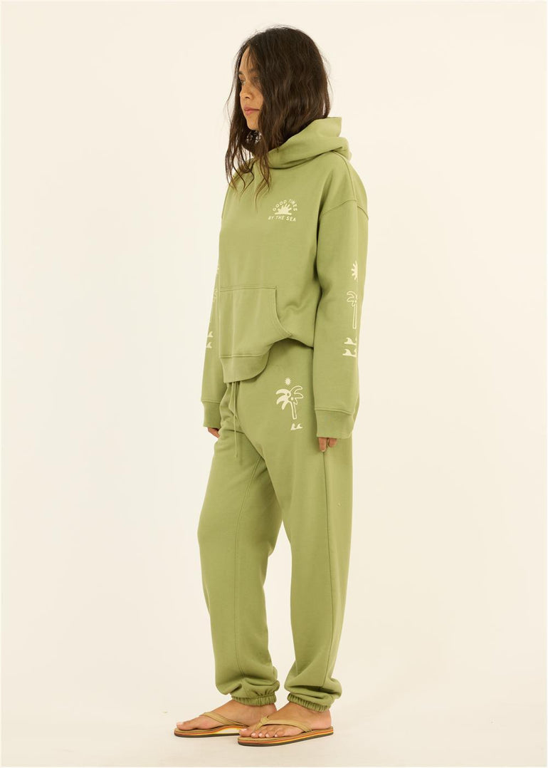 Sisstr SURF CHECK FLEECE HOODIE-ARM - Stoke Outlets
