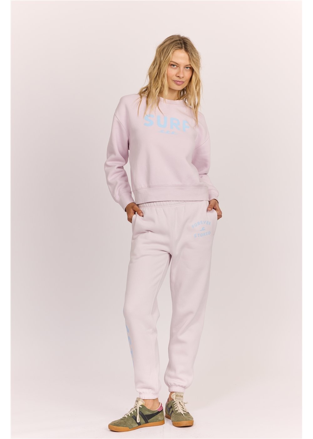 SISSTR SURF CREW LS FLEECE - LOR - Stoke Outlets