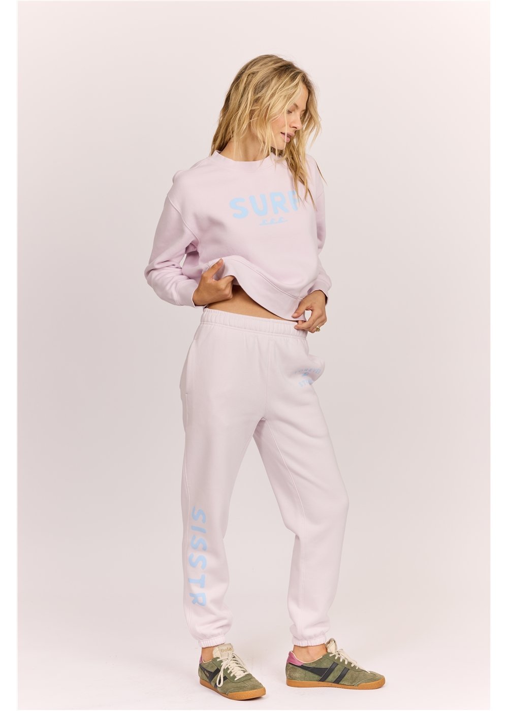 SISSTR SURF CREW LS FLEECE - LOR - Stoke Outlets