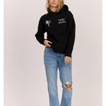 SISSTR SURF LS HOODED FLEECE - BLK - Stoke Outlets