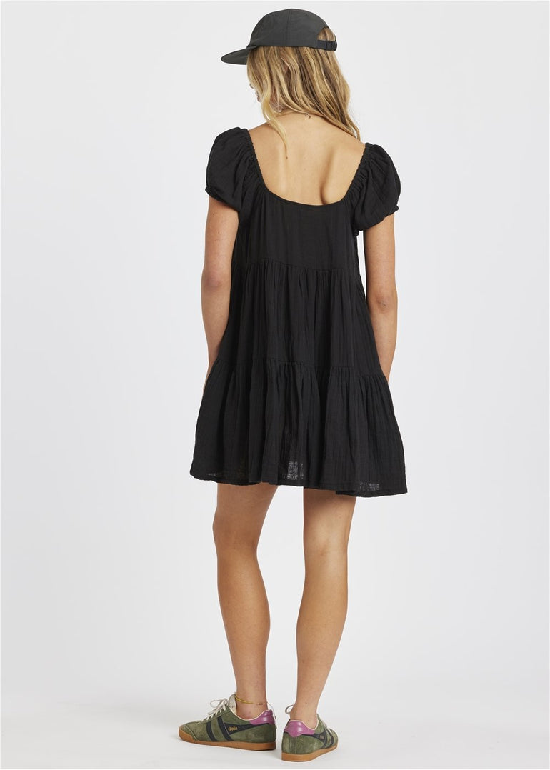 Sisstr Surfer Breeze Short Sleeve Woven Dress - Stoke Outlets