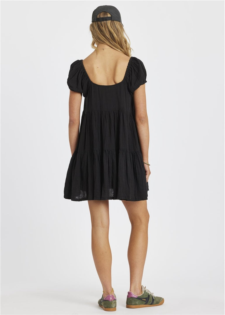 Sisstr Surfer Breeze Short Sleeve Woven Dress - Stoke Outlets