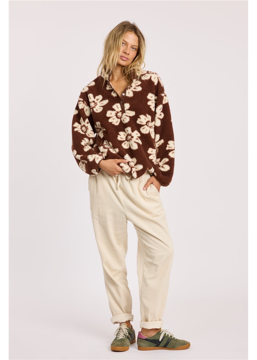 Sisstr SURFING AT SUNRISE LS FLEECE-KON - Stoke Outlets