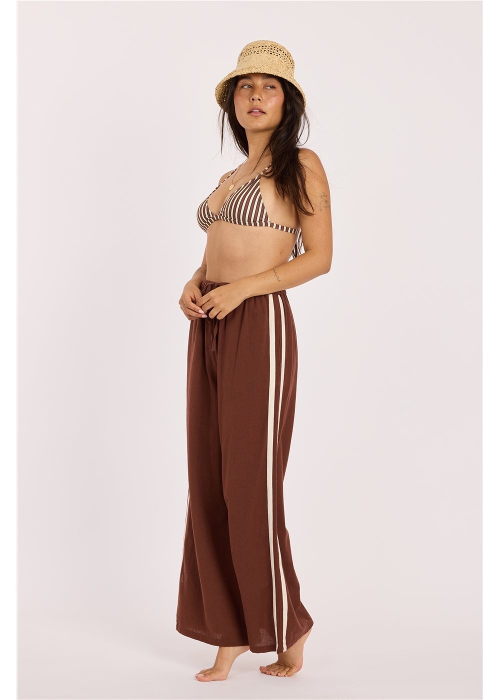 Sisstr WALK THE LINE WOVEN PANT-KON - Stoke Outlets