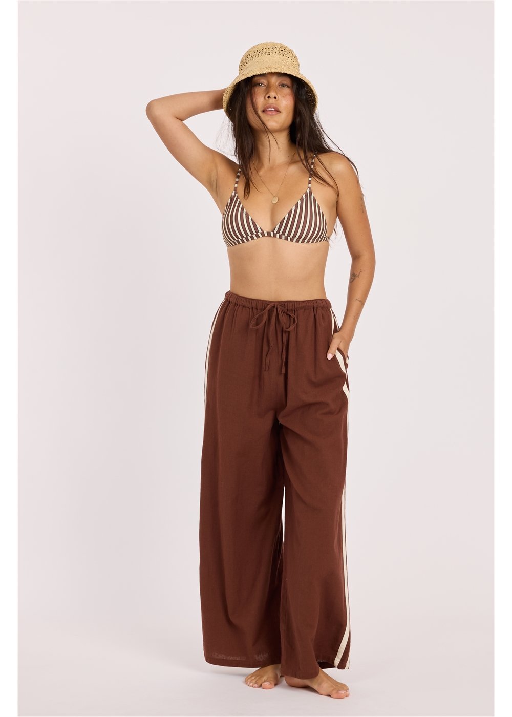 Sisstr WALK THE LINE WOVEN PANT-KON - Stoke Outlets