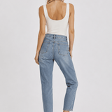 Sisstr Watch Me Go Denim Woven Pant, Blue Wash - Stoke Outlets