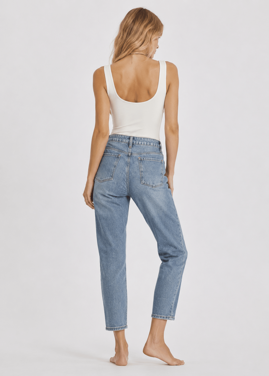 Sisstr Watch Me Go Denim Woven Pant, Blue Wash - Stoke Outlets