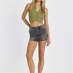 Sisstr WEEKEND WVN DENIM SHORT-ASP - Stoke Outlets