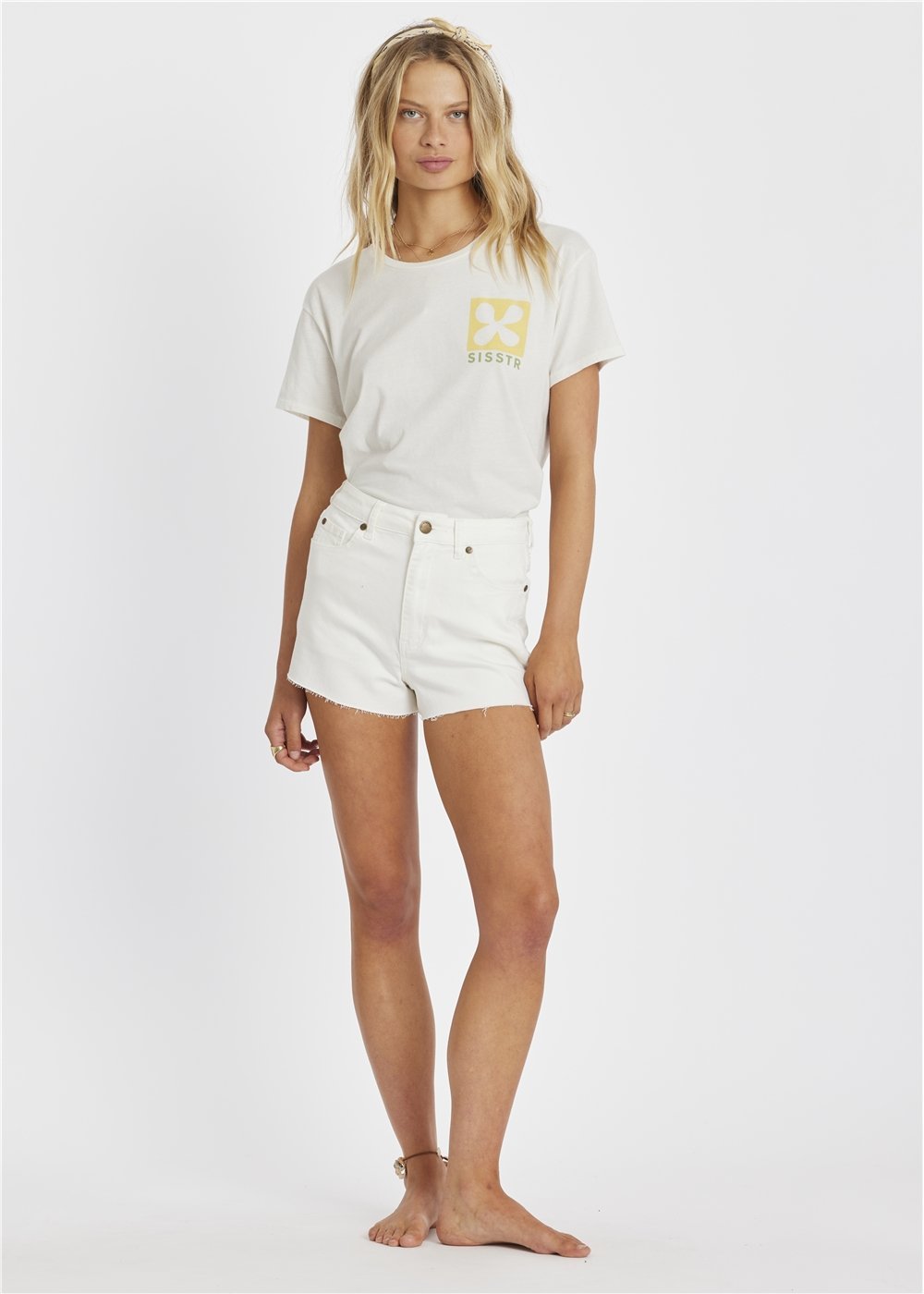 Sisstr WEEKEND WVN DENIM SHORT-VWT - Stoke Outlets