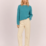 Sisstr Westport Sweater, Aqua - Stoke Outlets