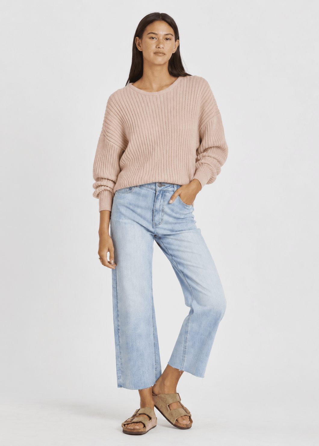 Sisstr Westport Sweater, Shell - Stoke Outlets