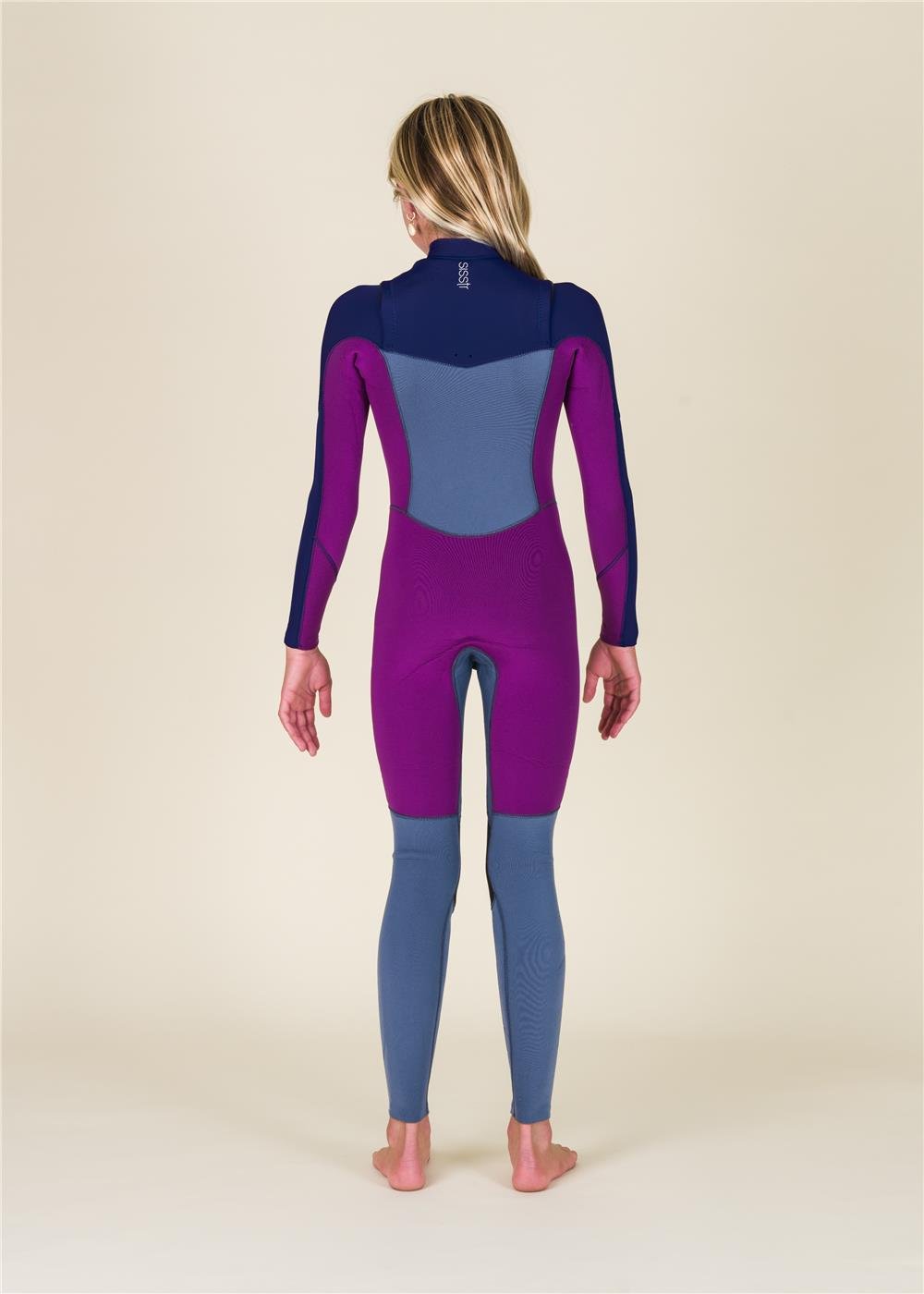 Sisstr Youth 7 Seas 3/2 Chest Zip Full Wetsuit - Stoke Outlets