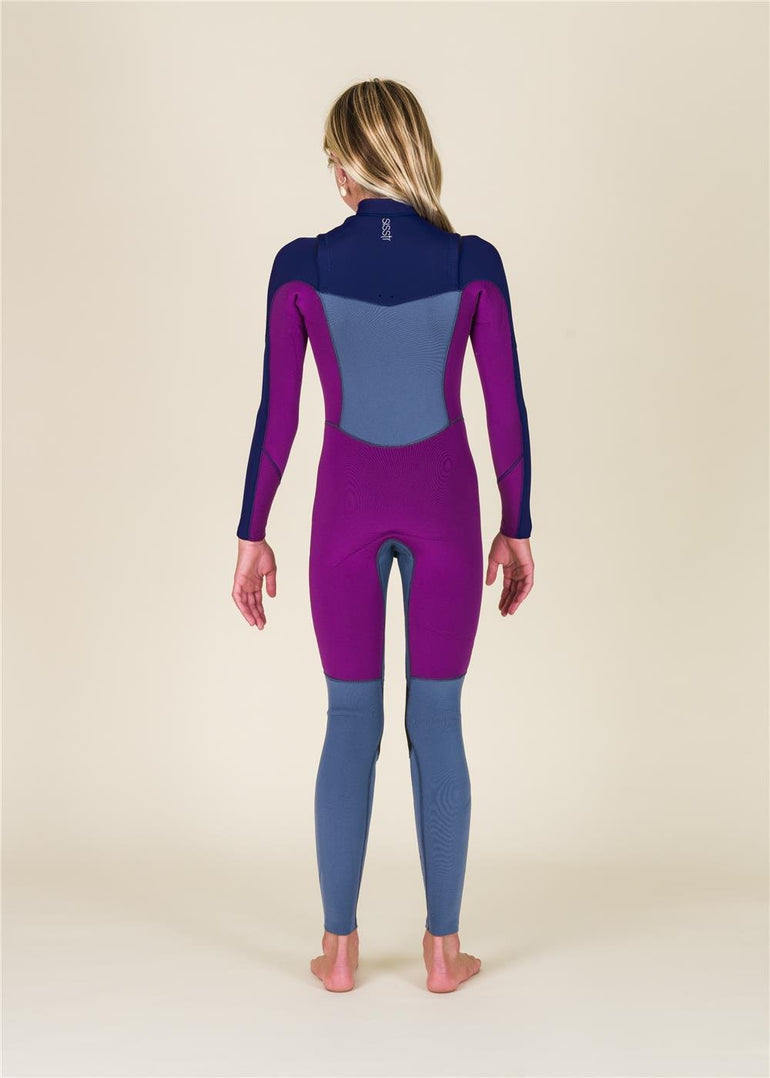 Sisstr Youth 7 Seas 3/2 Chest Zip Full Wetsuit - Stoke Outlets