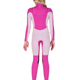 Sisstr Youth Seven Seas 3/2 Chest Zip Full Suit, Magenta - Stoke Outlets
