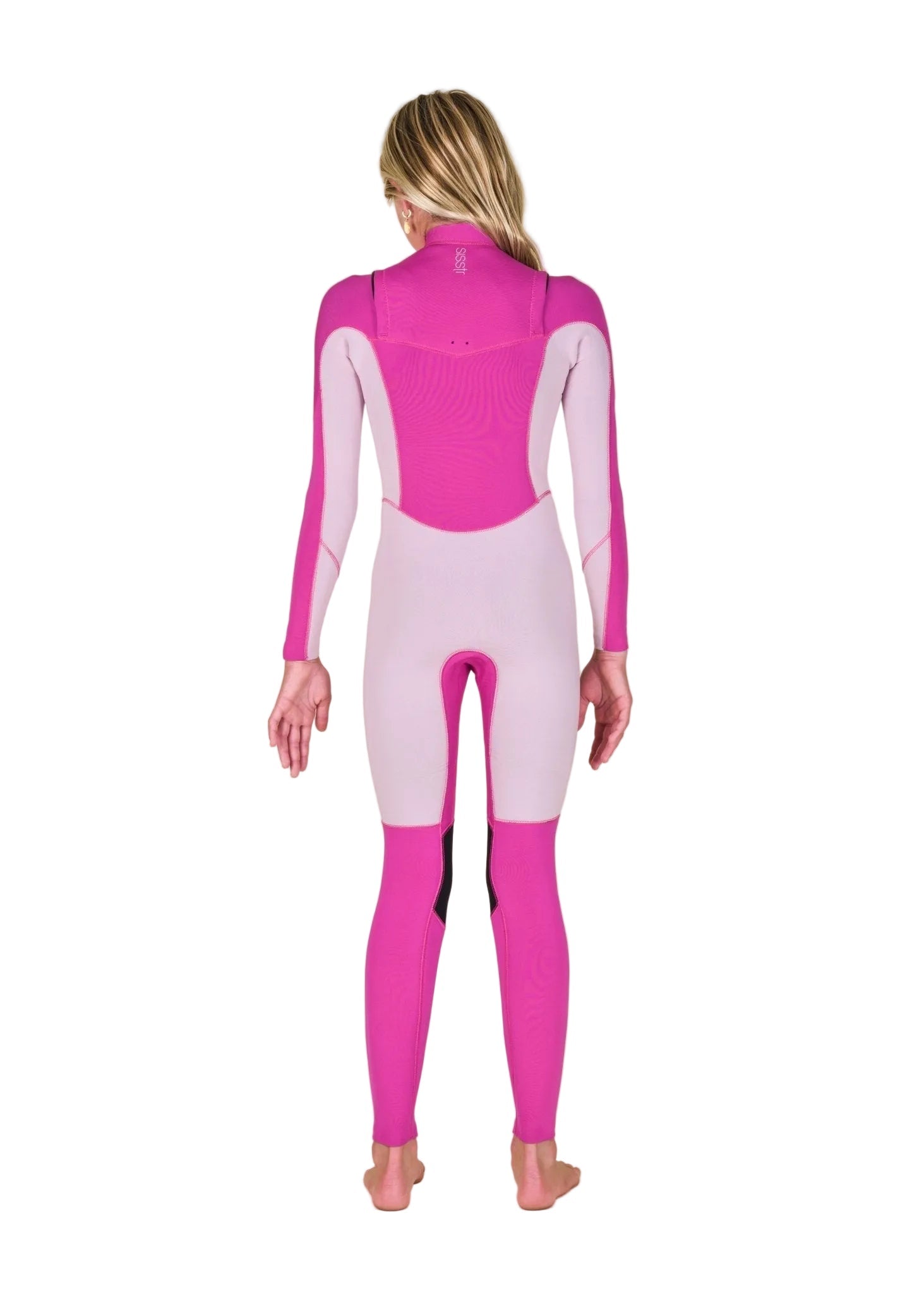 Sisstr Youth Seven Seas 3/2 Chest Zip Full Suit, Magenta - Stoke Outlets