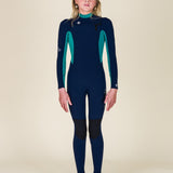 Sisstr Youth Seven Seas 3/2 Chest Zip Full Suit, Strong Blue - Stoke Outlets