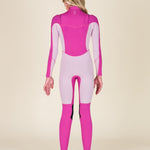 Sisstr Youth Seven Seas 4/3 Chest Zip Full Suit, Magenta - Stoke Outlets