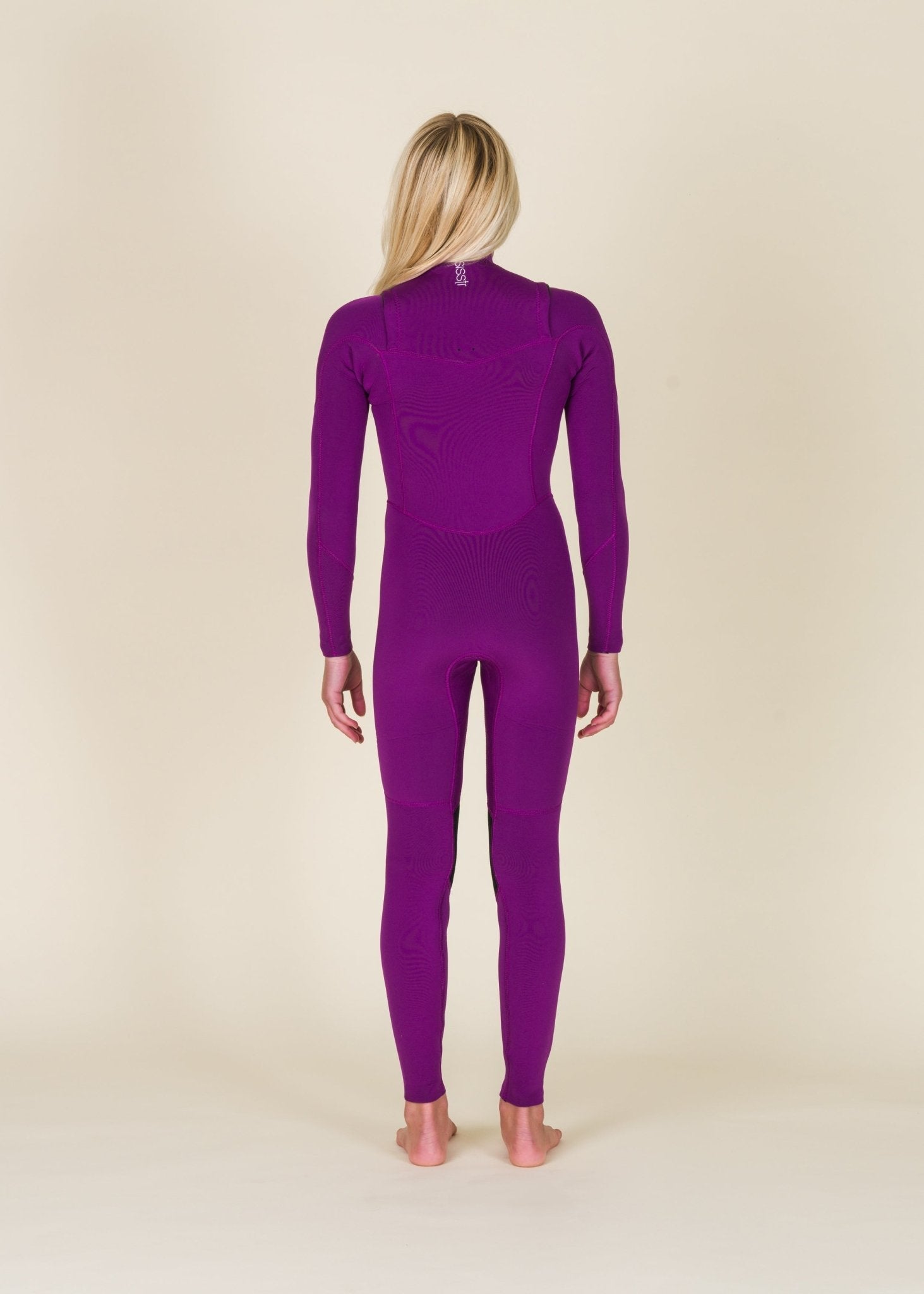 Sisstr Youth Seven Seas 4/3 Chest Zip Full Suit, Violet - Stoke Outlets