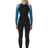 Sisstr Youth Summer Seas 3/2 Print Back Zip Full Suit, Laguna - Stoke Outlets