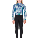 Sisstr Youth Summer Seas 3/2 Print Back Zip Full Suit, Laguna - Stoke Outlets