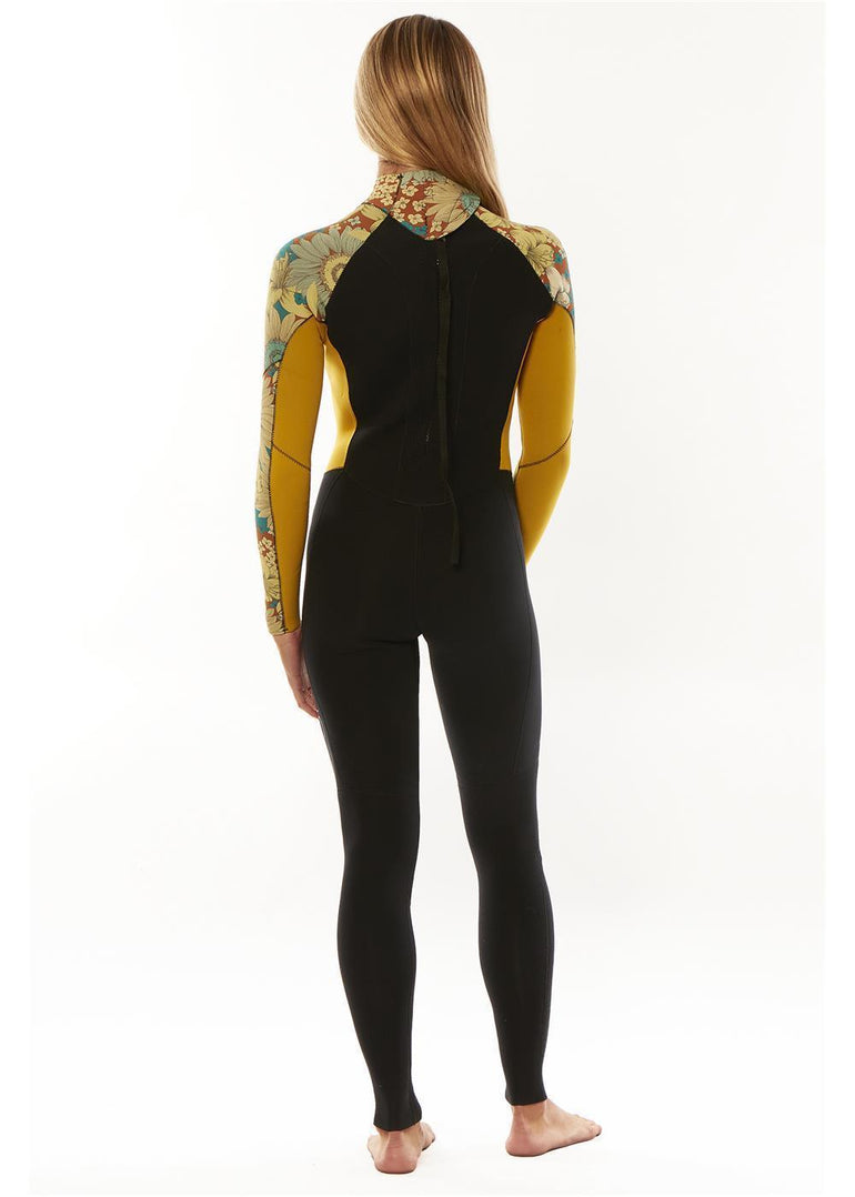 SISSTR YOUTH SUMMER SEAS 3/2 PRINT BZ GBS SUIT - GLD - Stoke Outlets