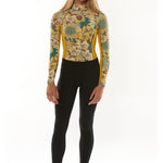 SISSTR YOUTH SUMMER SEAS 3/2 PRINT BZ GBS SUIT - GLD - Stoke Outlets