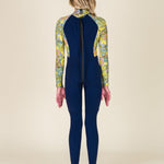 Sisstr Youth Summer Seas Back Zip Spring Suit, Sea Foam - Stoke Outlets