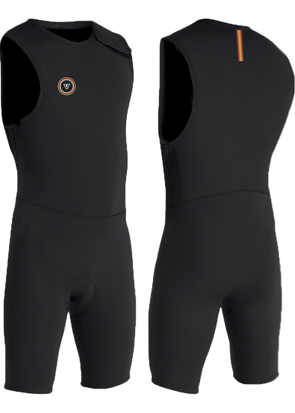 VISSLA 7 SEAS 2-2 SHORT JOHN-BLK - Stoke Outlets