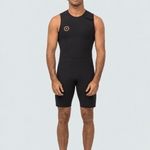 Vissla 7 Seas 2-2 Short John Wetsuit, Black - Stoke Outlets