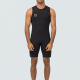 Vissla 7 Seas 2-2 Short John Wetsuit, Black - Stoke Outlets