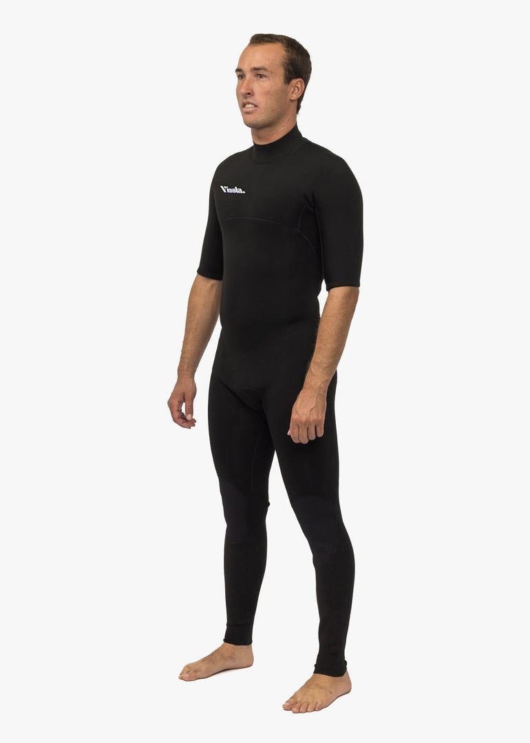 Vissla 7 SEAS 2 - 2 SS FULL BACK ZIP - BLK - Stoke Outlets