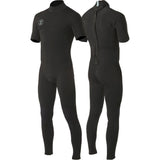 Vissla 7 SEAS 2 - 2 SS FULL BACK ZIP - BLK - Stoke Outlets