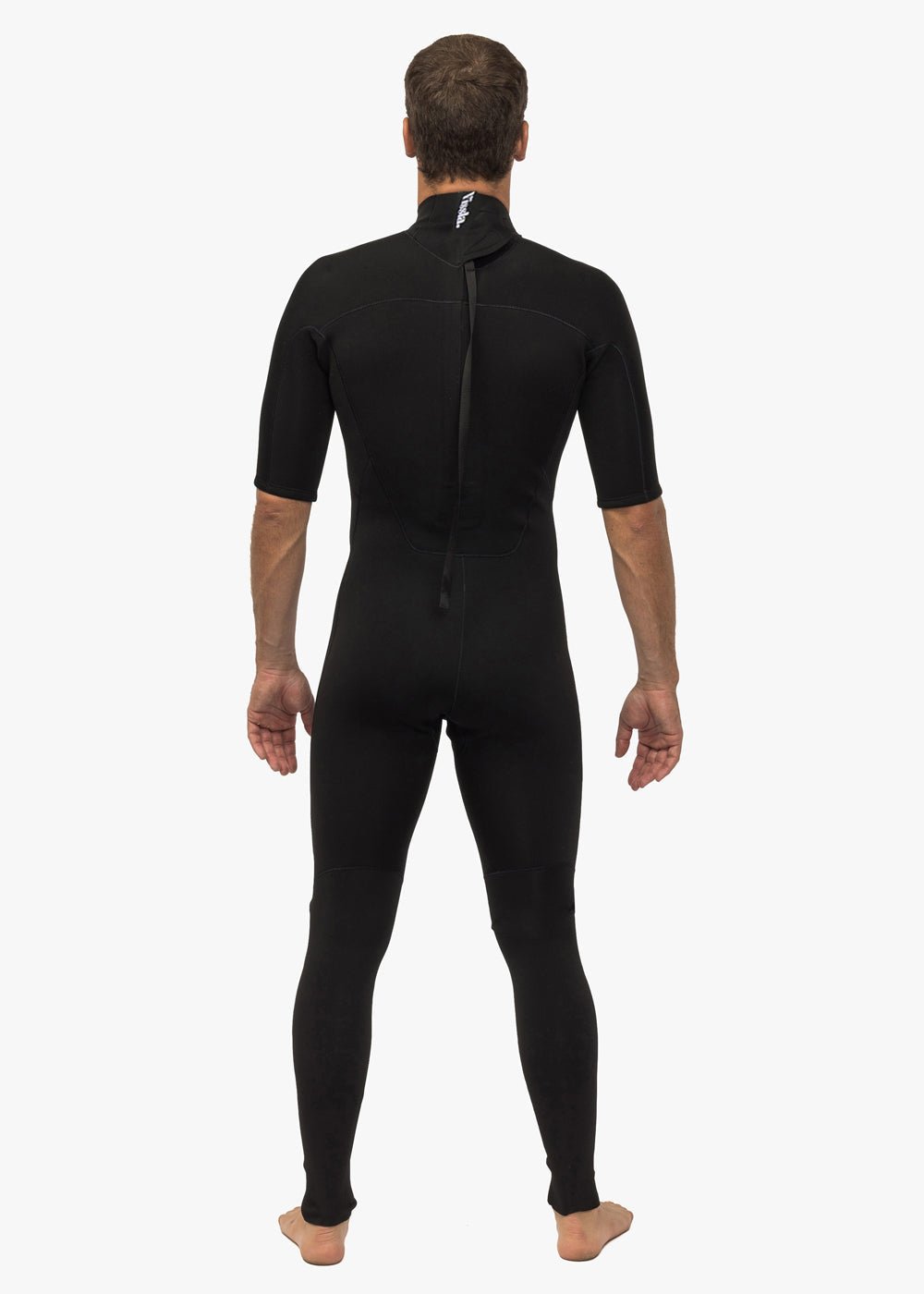 Vissla 7 Seas 2/2 Short Sleeve Back Zip Spring Suit, Black | Stoke
