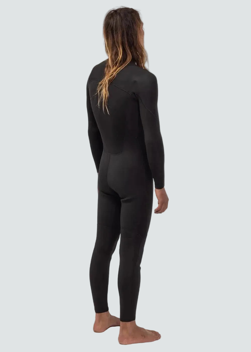 Vissla 7 Seas 4-3 Full Chest Zip Wetsuit, Stealth - Stoke Outlets